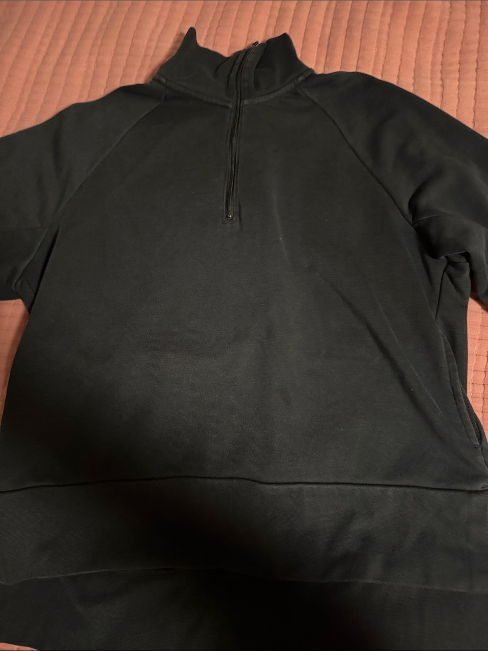 Nike Black Quarter-Zip Pullover Jacket